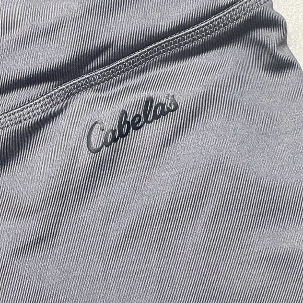 Cabela's XPG Stretch Capri Leggings Grey Men's Size Small Cool‎ UPF 15 Wick
